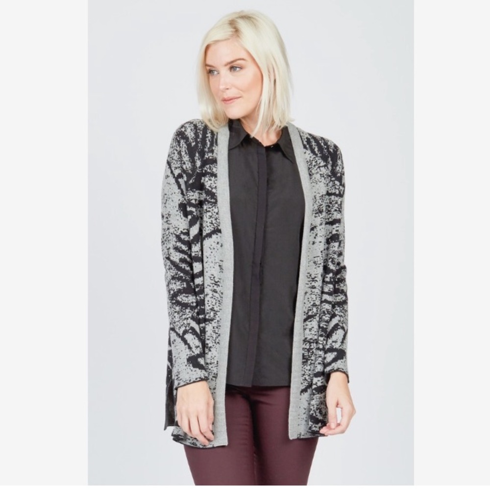 Calvin Klein Cardigan - Open from Black & Grey